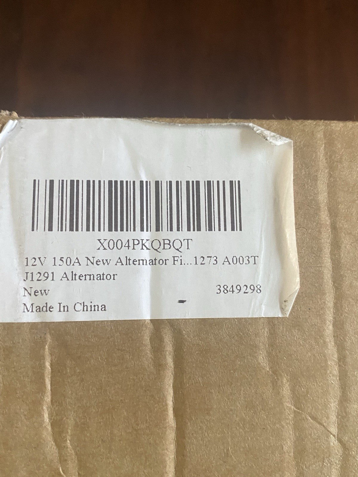 11273N 150A 12V Alternator Compatible for Ford Fusion 2010-2012 Taurus 2008-2...