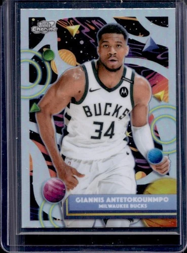 2025-26 Topps Cosmic Chrome Giannis Antetokounmpo Refractor #190 Bucks