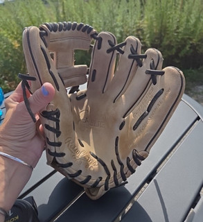 Rawlings Gold Glove Elite 11 1/4 Left Hand Leather Laced Web Glove GGE1125ICB