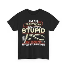 I'm An Electrician T-Shirt, Electrical Engineer Funny Men Dad Shirt