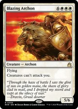 Blazing Archon Ravnica Remastered MTG LP card