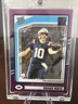 2024 Panini Clearly Donruss Rated Rookie Drake Maye #53 Purple /75 (RC)