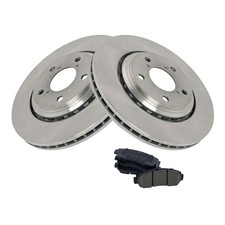 Disc Brake Rotor And Pad Set Kit Front Side Smooth Ceramic 45022TK8A00