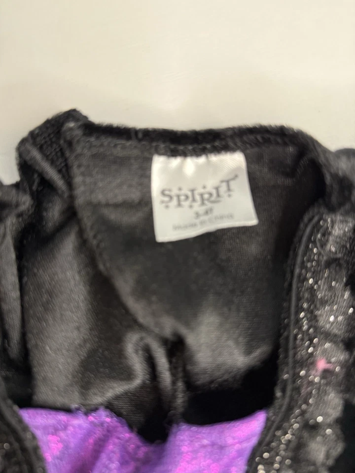 Super Cute 3-4 Toddler Black/purple Witch Costume Dress Only - Image 2 of 4