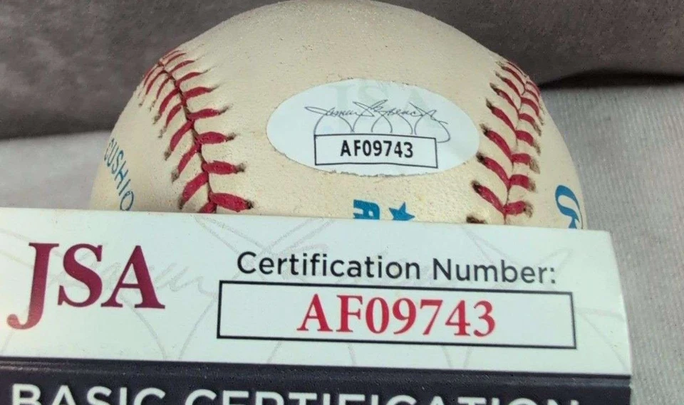David Segui Baltimore Orioles Autografiado Firmado ROMLB Béisbol Certificado de Autenticidad JSA Foto 3 de 3