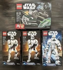 LOT 4 Star Wars LEGO Sets 75168 75536 75114-(2) SEALED NEW / See Description