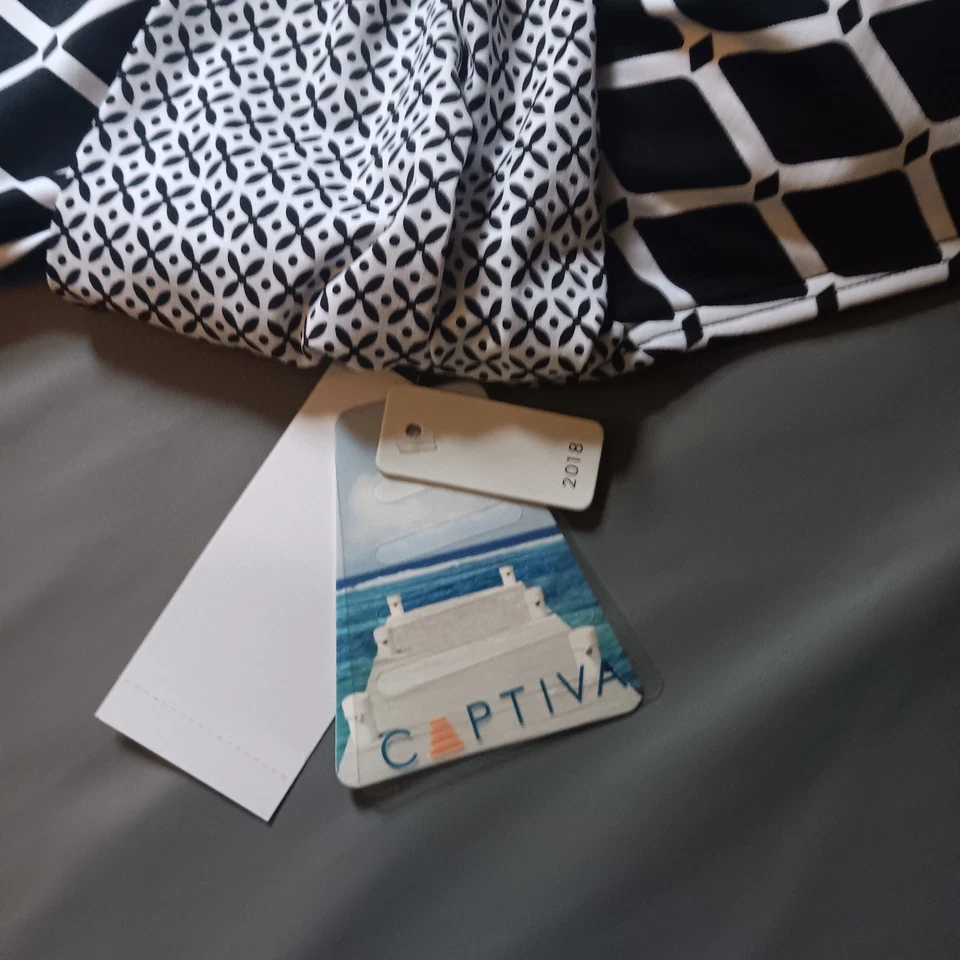 CAPTIVA новый с Ярлыками танкини 2шт черный и белый бикини купальный костюм комплект большой - Изображение 4 из 4