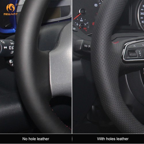 Black Leather Steering Wheel Cover for Mazda 6 Axela 2017 Mazda CX-9 #MZ01 - Picture 6 of 7