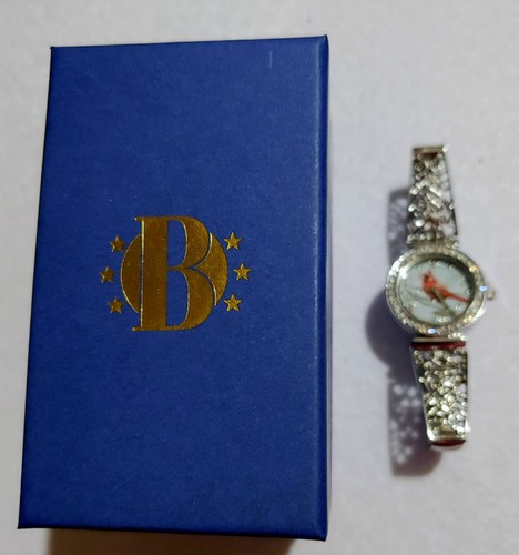 NEW - THE BRADFORD EXCHANGE LADIES WATCH - still has battery saver tab on it - Picture 8 of 16