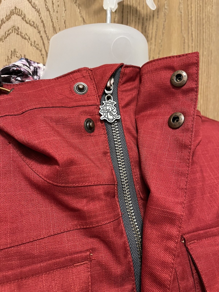Capp3L by Ride Snowboards Unisex XS Hooded Full Zip Burgundy Capp3L by Ride Snowboards Unisex XS Hooded Full Zip Burgundy