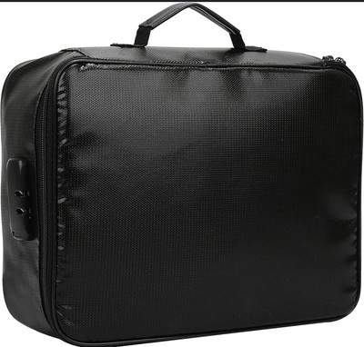 Docsafe Document Bag With Lock, Fireproof  File Storage With Water-Resistant