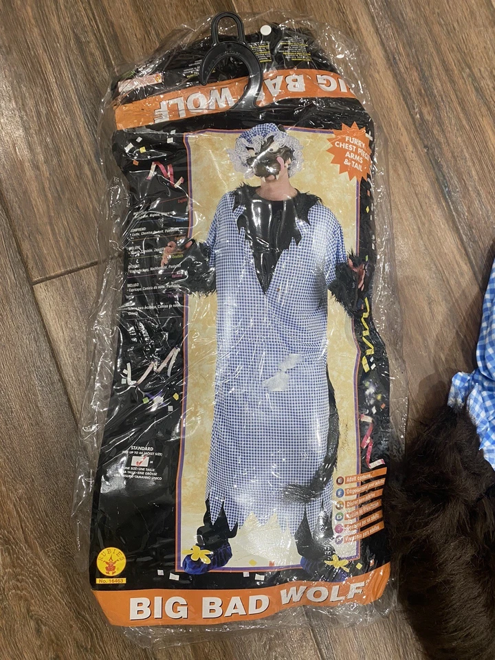 Big Bad Wolf Animal Caperucita Roja Vestido Elegante Halloween De Lujo Disfraz para Adulto Foto 4 de 4