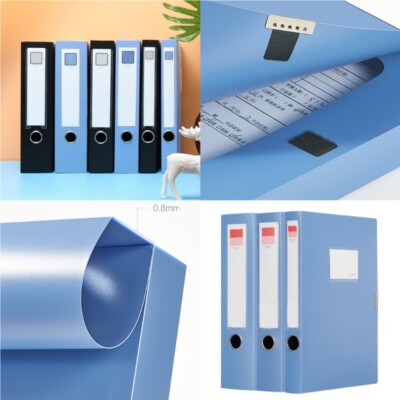 Large Capacity Storage Folder Document Organizers File Folder Plastic File Box