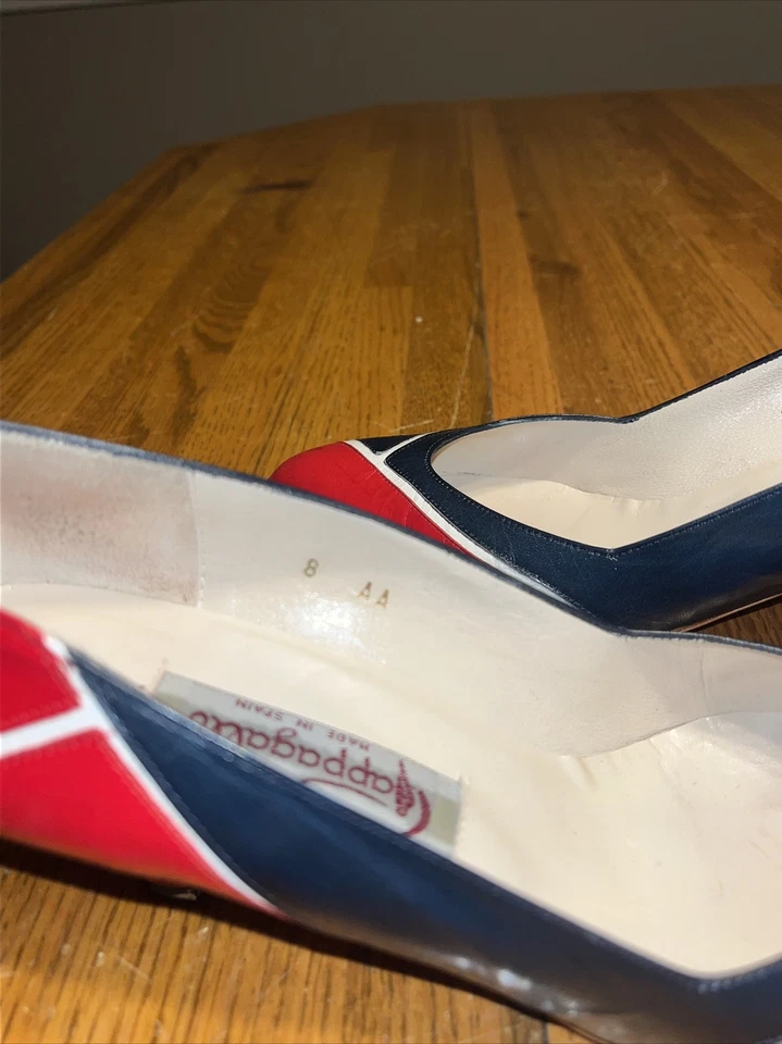 女士 Pappagallo Pump 西班牙制造 8AA 鞋 — 第 3/4 张图片