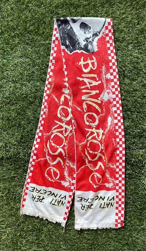 Sciarpa FURIE BIANCOROSSO calcio football Schal Scarf - Picture 2 of 2
