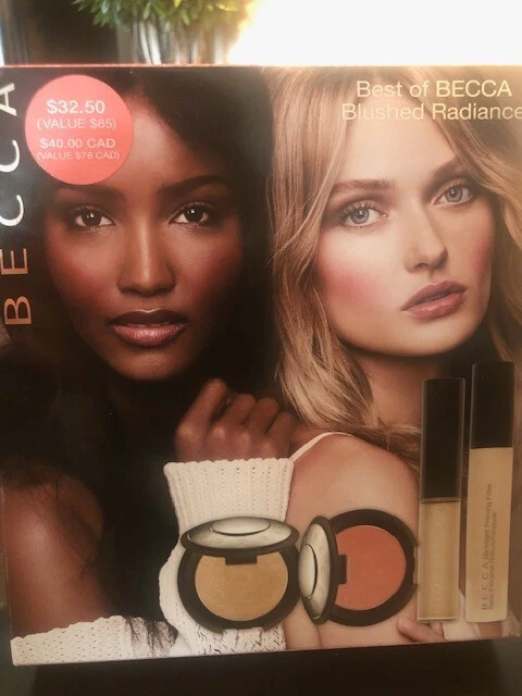 BECCA Best Of Becca Blushed Radiance 4 Piece Kit ( Limited Edition )New With Box