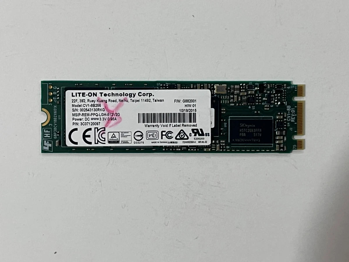 Lite-On ②-WA421 LITE-ON NVMe 1024GB SSD 1点 M.2 Interface 256 GB