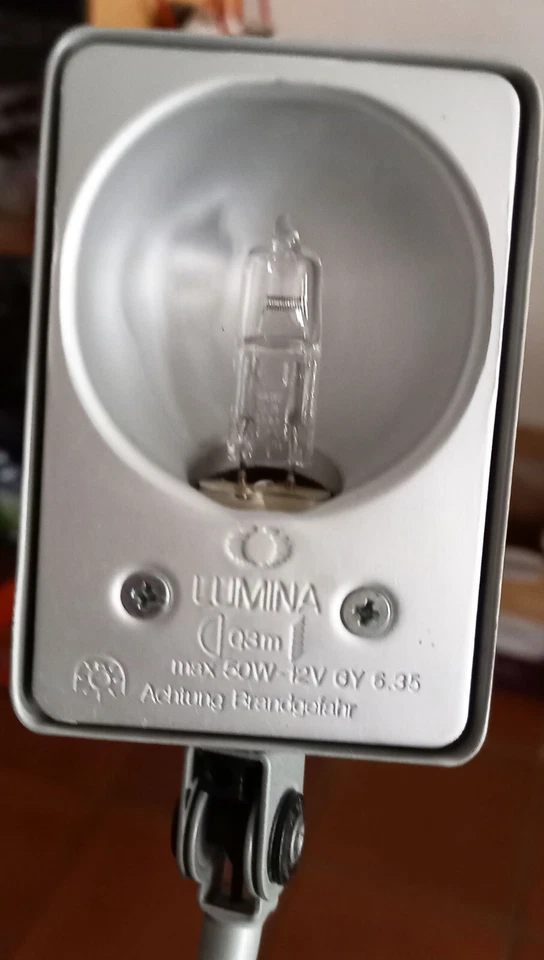 Lampada Lumina Daphine Tavolo Led Satinato Argento Tommaso Cimini 2013 - Immagine 4 di 4