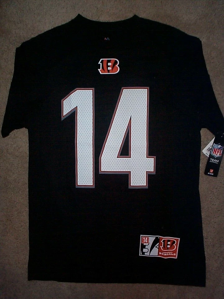 ($32) Camisa Jersey Cincinnati Bengals ANDY DALTON NFL Adulto HOMBRE/HOMBRE (m-mediana Foto 2 de 3