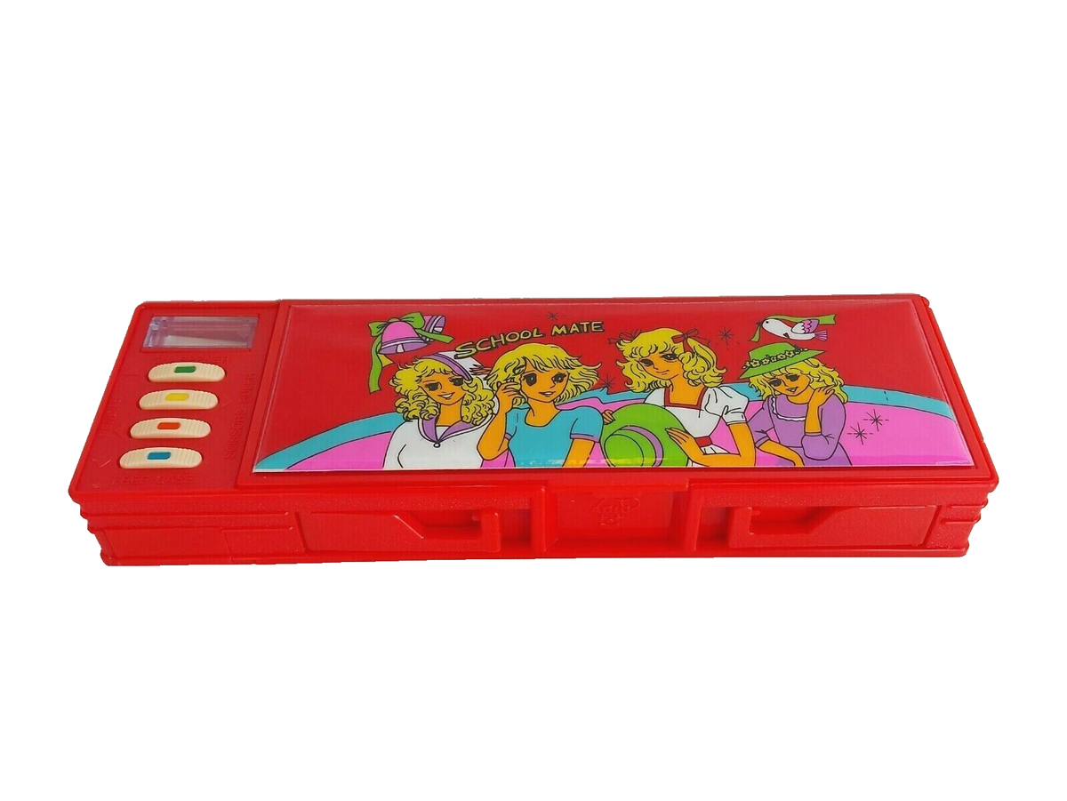 Vintage Multi Function Mechanical Pencil Case School Mate Girls