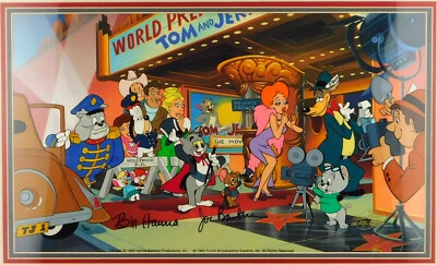 TOM and JERRY Hand Painted Cel Signed Hanna Barbera Limited Edition Art Cell - Image 1 of 4