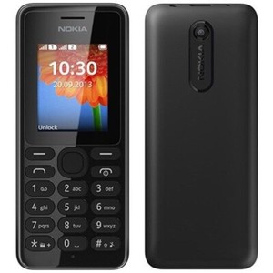 Nokia 108 Smartphone (Vodafone Lock) - Schwarz Sehr Guter Zustand
