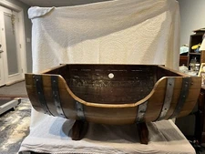 Wine Barrel Dog Bed