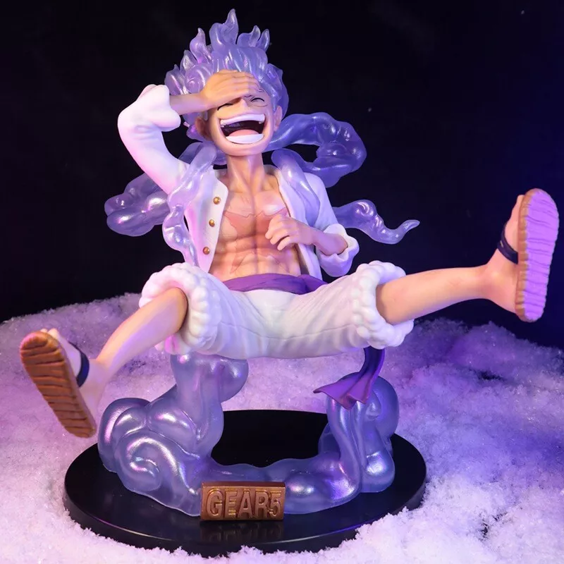 Anime One Piece GK Sun God Nika Gear 5 Monkey D Luffy VS Kaido Dragon  Fighting PVC Action Figures Collection Model Toys Gifts