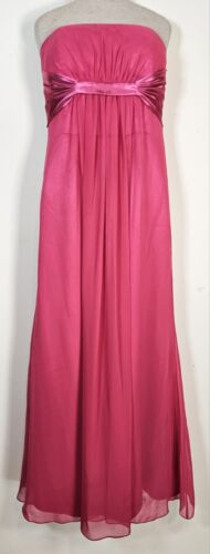 Belsoie Long Maxi Hot Pink Dress Evening Party Wed