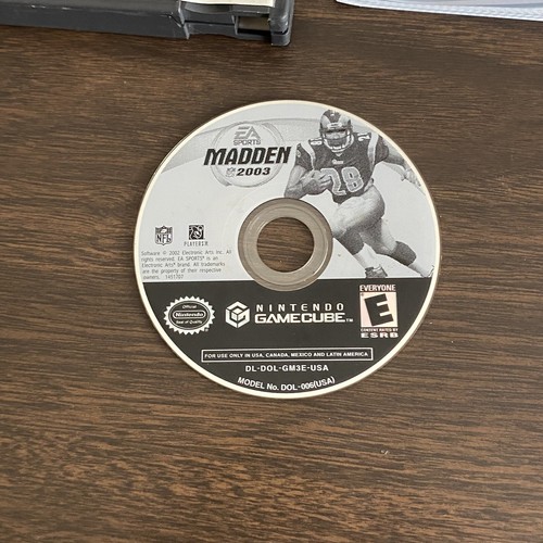 Madden NFL 2003 (Nintendo GameCube, 2002) completo compatible con Game Boy Advance - Imagen 3 de 8