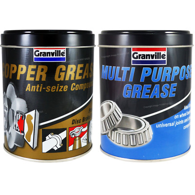 Granville Anti Seize Kupferfett Tube + Granville Mehrzweckfett 500g Tube