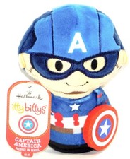 Hallmark Marvel Itty Bittys Bitty Second in Series Captain America Plush Figure 