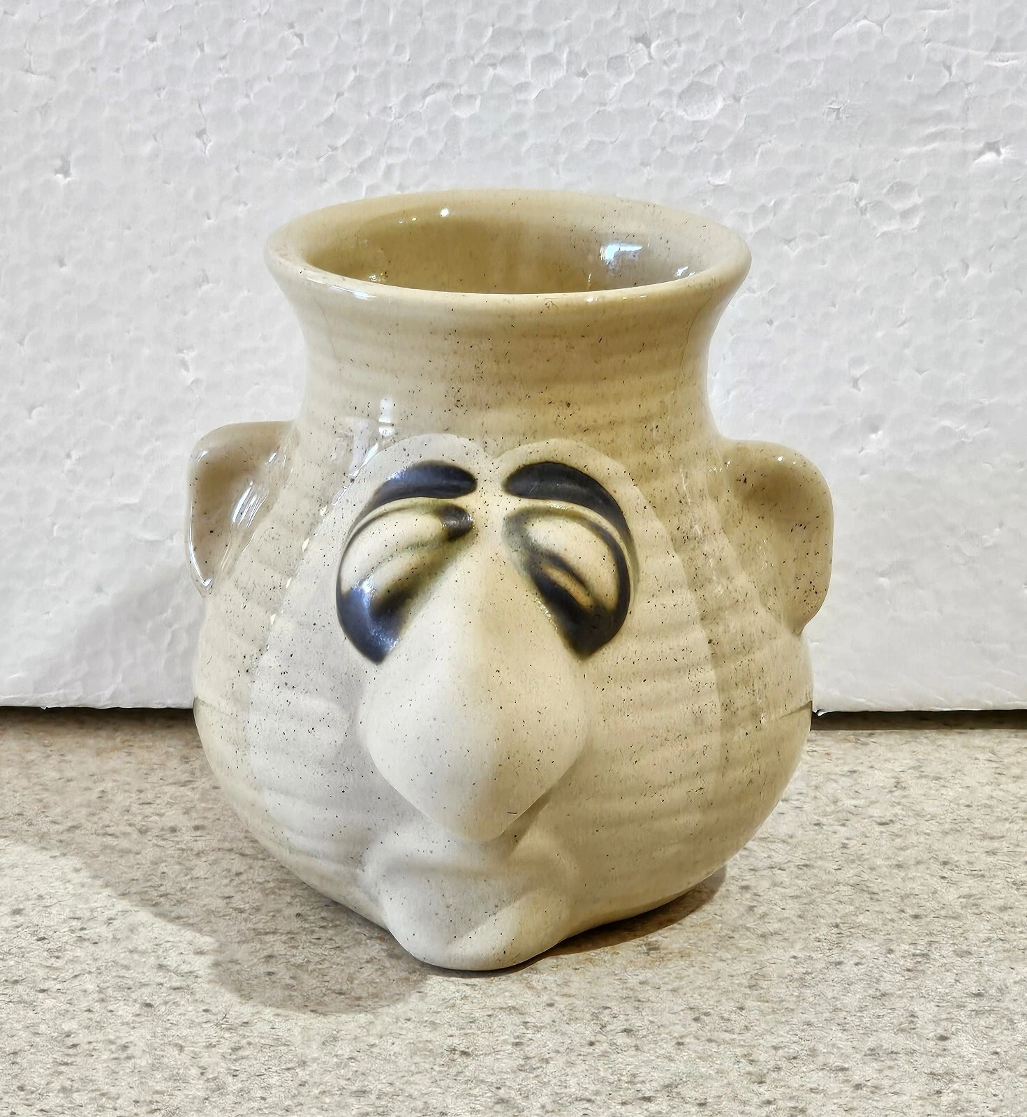 Vintage Peter Petrie Cup Mug Art Pottery Funny Egg Separator Large Nose Signed
Opens in a new window