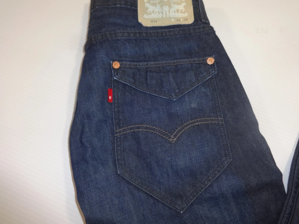 LEVIS 514 SLIM STRAIGHT MEN S BEIGE LABEL RARE SIZE TRUE SIZE 30X30 8
