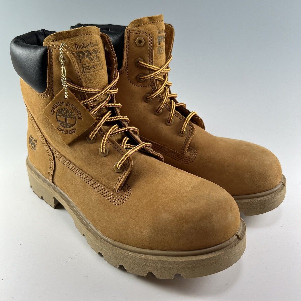 Timberland Pro Sawhorse 92628 Comp Safety Toe Work Boots Wheat Nubuck Men Sz 8 W $150 Timberland PRO Sawhorse 6 main image 4
