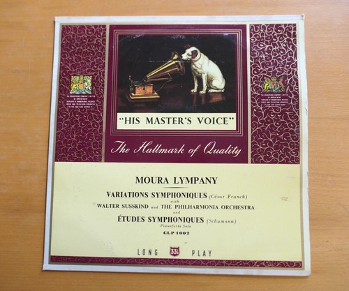 CLP 1002 Moura Lympany Franck Variations Symphoniques Susskind HMV Vinyl EX - Picture 4 of 5