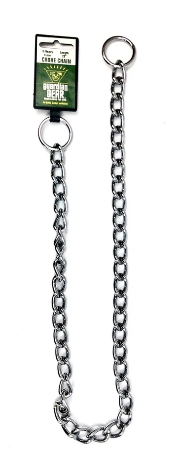 Juego de 12 collar de perro cadena estranguladora Guardian Gear 4 mm 28 pulgadas Foto 2 de 4