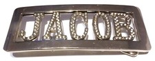 RARE DESIGN - JACOB BELT BUCKLE WITH RHINE STONES