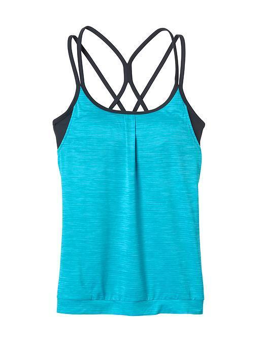 ウェア ATHLETA - ATHLETA NWT Athleta Shadow Stripe Energize Tank, Slate Grey/Black