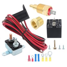 Electric Engine Fan Thermostat Temperature Relay Switch Sensor Kit 38 175185