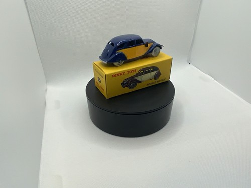 Dinky Toys Deagostini Peugeot 402 Taxi 24L Blue/ Yellow MIB - Picture 4 of 6