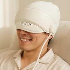 Wireless Head Massager with Heat - Electric Scalp Massage for Headache Relief