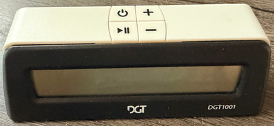DGT 1001 Digital Chess Clock Universal Game Timer - Black & White