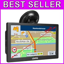 Truck GPS 9" Navigation, Voice Assistant, Lifetime Maps