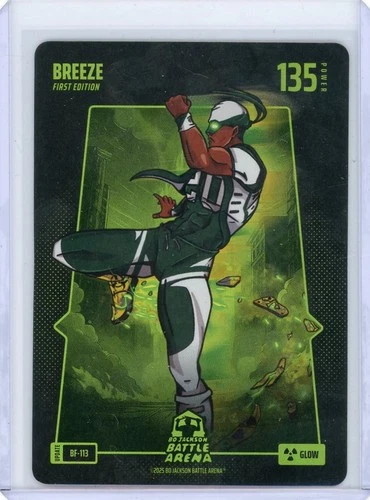 Bo Jackson Battle Arena Glow BF-113 Battle Foil Breeze Breece Hall b