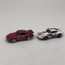Hot Wheels 1974 Porsche P-911 Turbo 6 White 1989 Porsche 930 G-Force Lot Of 2