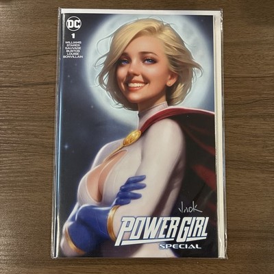 DC COMICS POWER GIRL SPECIAL #1 WILL JACK EXCLUSIVE VARIANT SIGNED W/COA NM