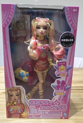 ROBLOX Dress To Impress Fashion Doll Bubblegum Gal NO CODE INCLUDED.
