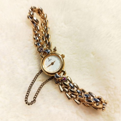 Citizen Women's Quartz Watch Gold Bracelet White Dial Used - Picture 9 of 9
