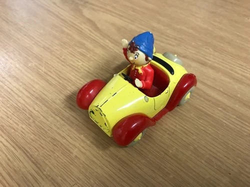 Vintage Corgi Noddy's Yellow And Red Car With Driver - Approx 7.5cm